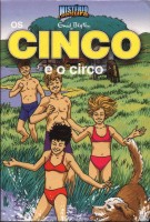 portugiesisches Buchcover: "Os Cinco e o Circo" (E)