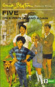 englisches Buchcover: "Five on Kirrin Island again" (F)