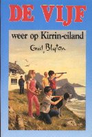 niederländisches Buchcover: "De Vijf weer op Kirrin-eiland" (F)
