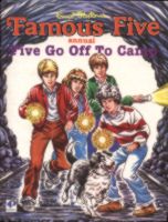 englisches Buchcover: "Five go off to camp" (G)
