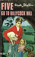 englisches Buchcover: "Five go to Billycock Hill" (P)