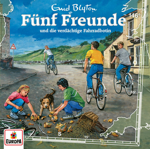 Cover Fünf Freunde und die verdächtige Fahrradbotin