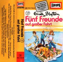 deutsches Hörspielcover: "Fünf Freunde auf großer Fahrt" (J)