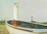 Screenshot (Ruderboot vor dem Leuchtturm)