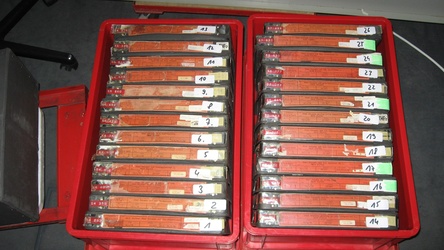 Collected works of German ORF/ZDF 16mm positive film reels