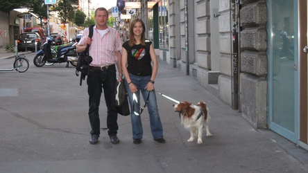 Famous Five Fan Page Team - Karl Kolar and Andrea Blatter at the meeting in Zurich